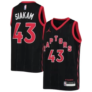 Pascal Siakam Toronto Raptors Jordan Brand Youth 2020/21 Swingman Jersey Fabulous Statement Edition Black