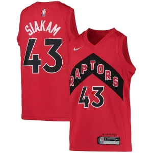 Pascal Siakam Toronto Raptors Nike Youth 2021/22 Diamond Swingman Trendy Jersey Icon Edition Red