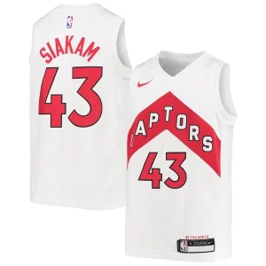 Pascal Siakam Toronto Raptors Nike Youth Swingman Jersey Association Edition White/Red Stylish