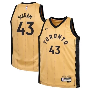 Pascal Siakam Toronto Raptors Nike Youth Swingman Replica Jersey City Edition Gold Stylish
