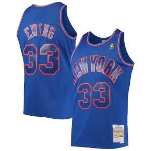 Patrick Ewing New York Knicks 1996/97 Hardwood Elegant Classics Swingman Jersey Blue