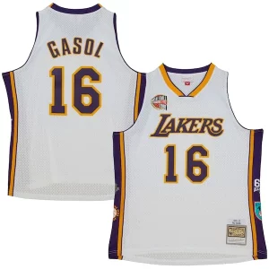 Pau Gasol Los Angeles Lakers Stylish Unisex Hall of Fame Class of 2023 Throwback Swingman Jersey White