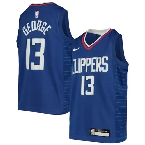 Paul George LA Clippers Nike Eye - catching Youth Swingman Jersey Icon Edition Royal