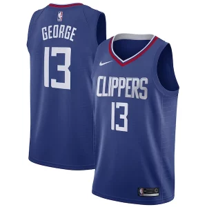 Paul George LA Clippers Nike Gorgeous 2019/20 Swingman Jersey Blue Icon Edition