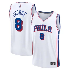Paul Fabulous George Philadelphia 76ers Youth Fast Break Replica Player Jersey Association Edition White
