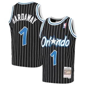 Penny Hardaway Elegant Orlando Magic Youth Hardwood Classics Swingman Throwback Jersey Black