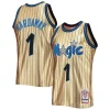 Penny Hardaway Orlando Magic Elegant 75th Anniversary 1993/94 Hardwood Classics Swingman Jersey Gold