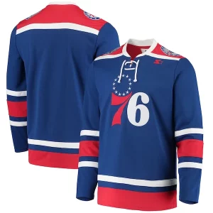 Philadelphia 76ers G III Sports by Carl Unique Banks Pointman Hockey Fashion Jersey Royal