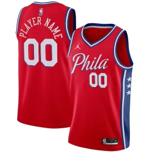 Philadelphia 76ers Jordan Brand Swingman Custom Jersey Stylish Statement Edition Red