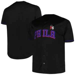 Philadelphia 76ers Profile Elegant Big & Tall Pop Jersey Black