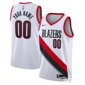Portland Trail Blazers Nike Unisex Fabulous Swingman Custom Jersey White Association Edition