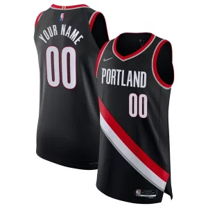 Portland Trail Gorgeous Blazers Nike 2021/22 Diamond Authentic Custom Jersey Icon Edition Black