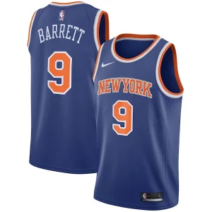 RJ Barrett New York Knicks Elegant Nike Swingman Jersey Blue Icon Edition