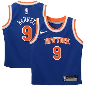 RJ Barrett New York Knicks Nike Preschool Swingman Player Jersey Icon Chic Edition Blue