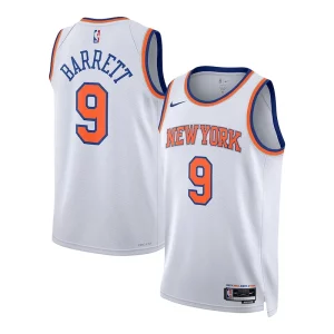 RJ Barrett New York Knicks Nike Unisex Swingman Jersey Association Edition White Chic