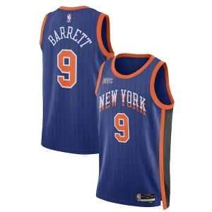 RJ Barrett New York Knicks Nike Unisex Unique 2023/24 Swingman Jersey Blue City Edition