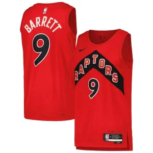 RJ Barrett Toronto Raptors Nike Unisex Elegant Swingman Player Jersey Icon Edition Red