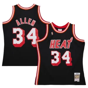 Ray Allen Miami Stylish Heat 2013/14 Hardwood Classics Swingman Jersey Black