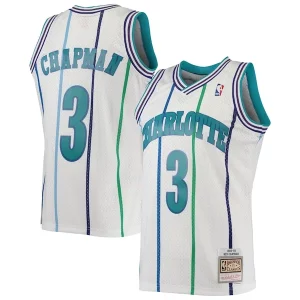 Rex Chapman Charlotte Hornets 1988/89 Hardwood Classics Swingman Jersey White Premium