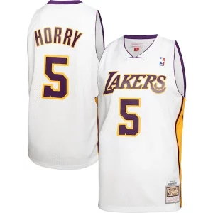 Robert Horry Los Angeles Lakers 2001/02 Hardwood Classics Eye - catching Swingman Jersey White