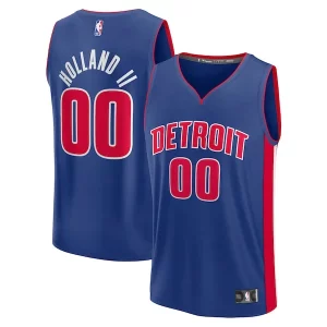Ron Holland II Premium Detroit Pistons Youth Fast Break Replica Player Jersey Icon Edition Blue