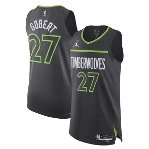 Rudy Gobert Minnesota Timberwolves Jordan Brand Authentic Player Jersey Chic Statement Edition Anthracite
