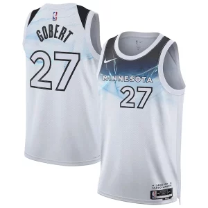 Rudy Gobert Minnesota Timberwolves Nike Unisex 2024/25 Swingman Player Jersey Eye - catching City Edition White