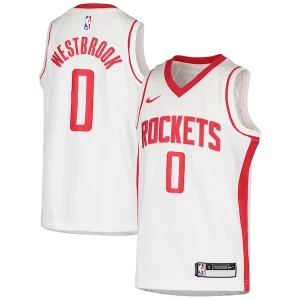 Russell Westbrook Houston Rockets Nike Youth Swingman Jersey Association Trendy Edition White