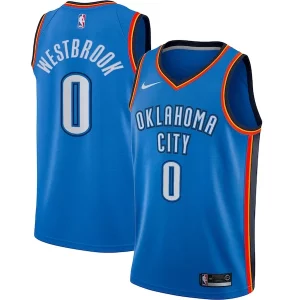 Russell Westbrook Oklahoma City Thunder Nike Swingman Player Jersey Premium Icon Edition Blue