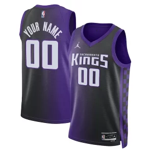 Sacramento Kings Jordan Brand Unisex Swingman Custom Jersey Statement Edition Unique Purple