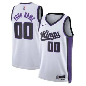 Sacramento Kings Nike Elegant Unisex Swingman Custom Jersey Association Edition White
