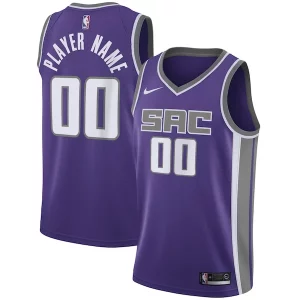 Sacramento Kings Nike Swingman Custom Stylish Jersey Purple Icon Edition