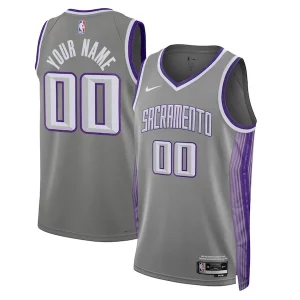Sacramento Kings Nike Unisex 2022/23 Swingman Custom Eye - catching Jersey City Edition Black
