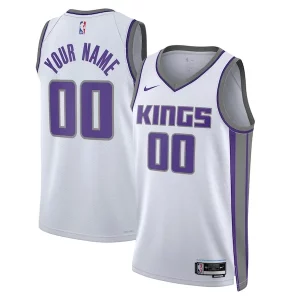 Sacramento Kings Nike Unisex 2022/23 Swingman Custom Jersey White Association Trendy Edition