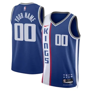 Sacramento Kings Nike Unisex 2023/24 Custom Swingman Gorgeous Jersey Blue City Edition