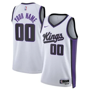 Sacramento Kings Nike Unisex Swingman Custom Jersey Association Edition White Stylish