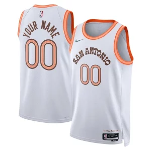 San Antonio Spurs Gorgeous Nike Unisex 2023/24 Custom Swingman Jersey White City Edition