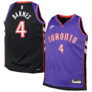 Scottie Barnes Elegant Toronto Raptors Nike Youth 2024/25 Swingman Jersey Purple Classic Edition