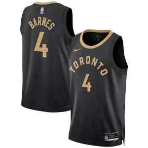 Scottie Barnes Toronto Raptors Nike Unisex 2022/23 Elegant Swingman Jersey City Edition Black