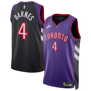 Scottie Barnes Toronto Raptors Nike Unisex 2024/25 Swingman Jersey Stylish Purple Classic Edition