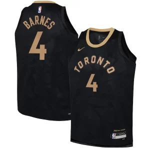 Scottie Barnes Toronto Raptors Nike Youth 2022/23 Swingman Jersey City Gorgeous Edition Black