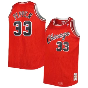 Scottie Pippen Chicago Bulls Big & Stylish Tall Hardwood Classics 2003/04 Swingman Jersey Red