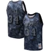 Shaquille O'Neal Los Angeles Lakers Hardwood Classics 1996/97 Tie Dye Fabulous Swingman Jersey Black