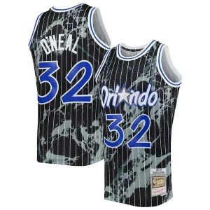 Shaquille O'Neal Orlando Magic 1994/95 Hardwood Classics Marble Stylish Swingman Jersey Black