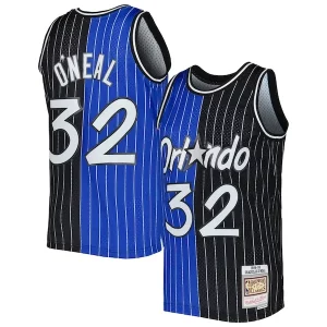 Shaquille O'Neal Orlando Magic Hardwood Chic Classics 1994/95 Split Swingman Jersey Blue/Black