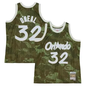 Shaquille O'Neal Orlando Magic Hardwood Classics 1994/95 Ghost Green Swingman Jersey Gorgeous Camo