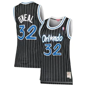 Shaquille O'Neal Orlando Magic Women's 1995/96 Hardwood Unique Classics Swingman Jersey Black