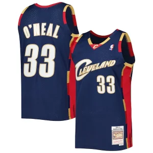 Shaquille O'Neal Trendy Cleveland Cavaliers Hardwood Classics 2009/10 Jersey Navy