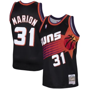 Shawn Marion Phoenix Suns 1999/00 Hardwood Classics Swingman Stylish Jersey Black