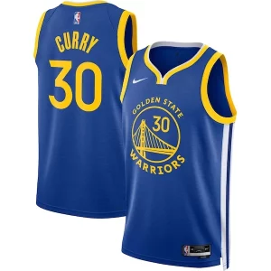 Stephen Curry Golden Gorgeous State Warriors Nike Unisex Swingman Jersey Icon Edition Royal/White
